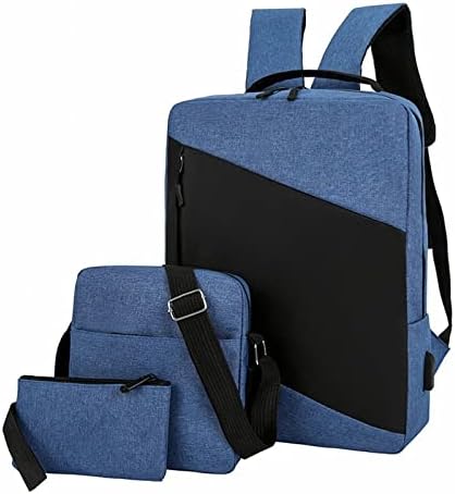 Backpack de três peças Bolsa de viagem colorida bolsa de negócios ombro de ombro de ombro de combinação de mochila grande mochila