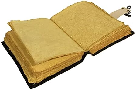 Journal de couro, comestão coruja com diário de olho em pedra preto, caderno de couro, 220 páginas Diário de papel de borda
