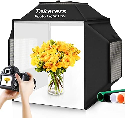 Photo Studio Caixa de luz para fotografia: Takerrers 16 x16 Atualizada 480 LED LUZTBOX LUZ