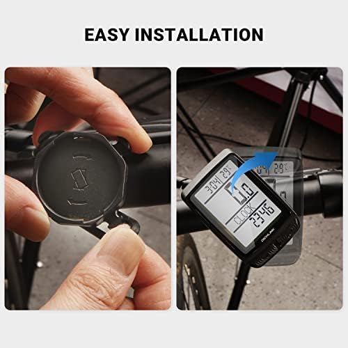 HIMIWAY BICKET Computer GPS Wireless com Mount Bicycle Computer com Bluetooth Ant+ com 2,9 LCD para bicicleta com luz de fundo automática