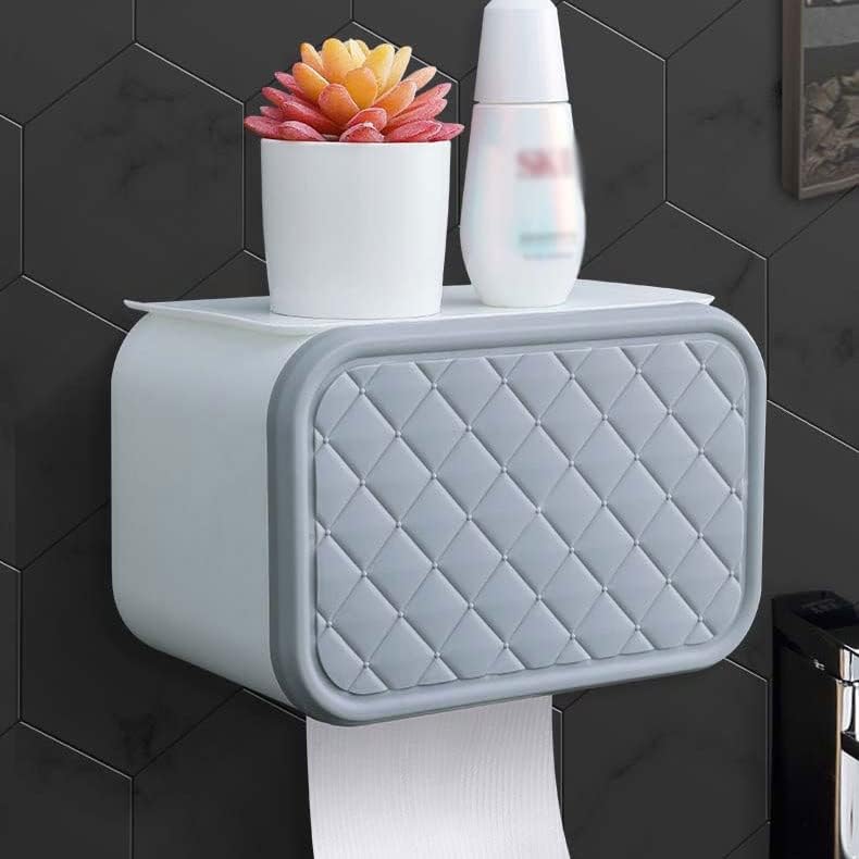 Houkai Multifunction Papel Hotorizer Ponto de papel higiênico Caixa de armazenamento de papel higiênico Acessórios para banheiros do banheiro da montanha de parede Acessórios do banheiro