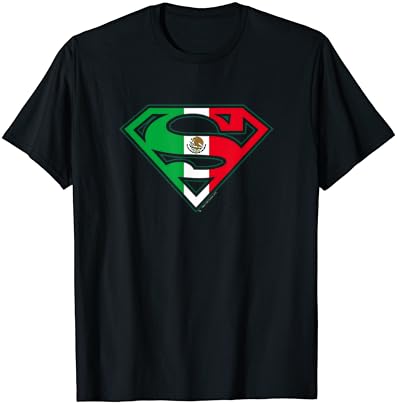 T-shirt de escudo mexicano do Super-Homem