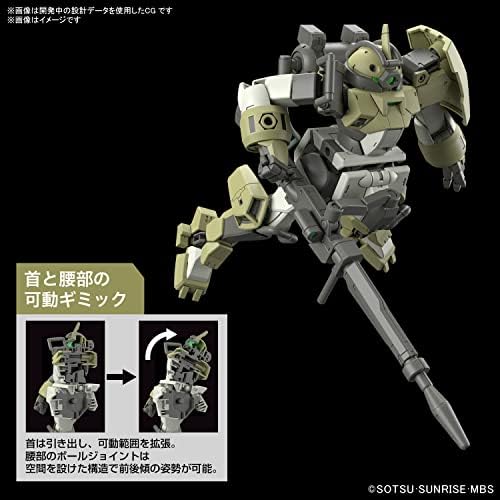 Bandai Spirits HG Mobile Suit Gundam, Witch of Mercury Demi Trainer 1/144 Modelo de plástico codificado em cores em escala