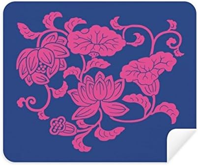 Cultura japonesa Limpeza de flor de flor vermelha limpador de tela 2pcs Tecido de camurça