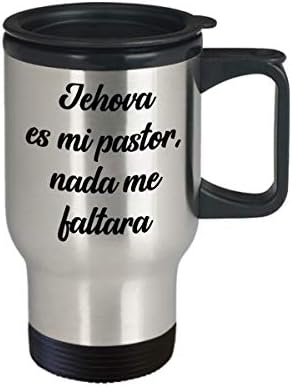 Cove Salmos 23 Regalos Cristianas Catolica de Tasa de Viajar Para Cafe Conversiculos de la Biblia en Espanol