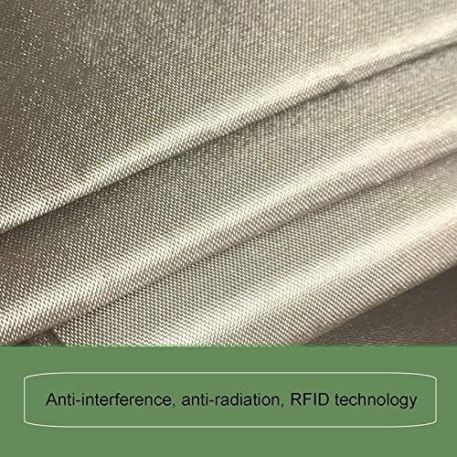 Adswin Yinian Anti Radiação EMF Nano Prata Mesh Mesh Protection Proteção de tecido de tecido RF Campos eletromagnéticos Lf Bloqueio de tecido de tecido de radiação EMI Isolamento