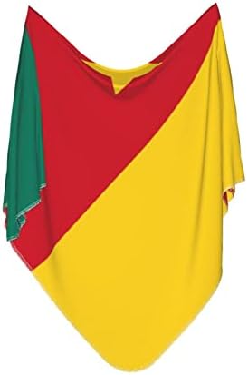 Bandeira do cobertor de bebê Camarões Recebendo o cobertor para capa de swaddle para recém -nascidos