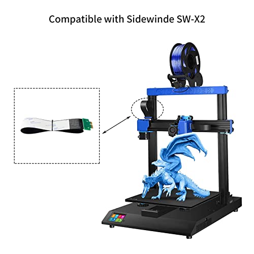 IMDINNOGO BCZAMD ARTILERY SideWinde X2 Peças de substituição da impressora 3D de 30 pinos Rapa FPC FPC Comprimento de