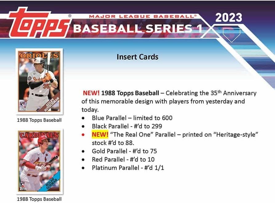 2023 Topps Series 1 Baseball Value Caixa
