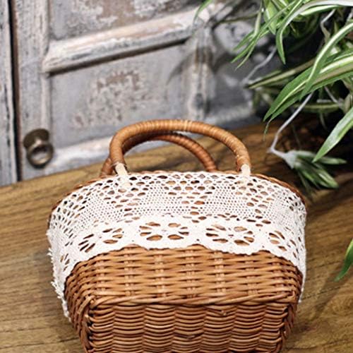 TJLSS, tecido pequeno de cesta de flores de flor pequena cesta de cesto de cesta de flores de flor pequena cesta de