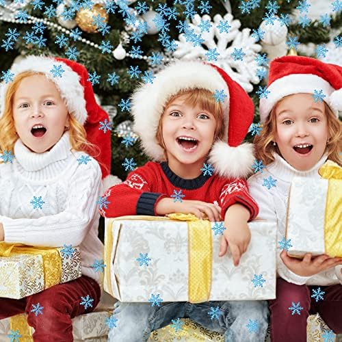 1500 peças de Natal Confetti Snow Confetti Confetti Confetti de Natal Decorações de Férias de Inverno para Festa de Aniversário