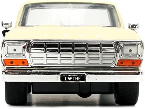 Novo Jada Compatível com 1979 Ford F-150 Caminhão de picapes I Love I Love 70's 1/24 Diecast Model Car da JADA 31609