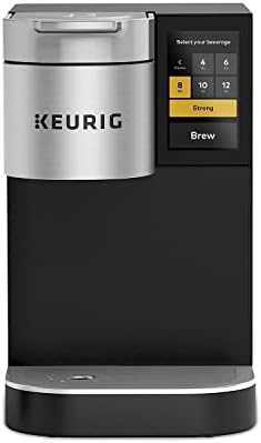 Keurig K2500 K-2500TM 5 xícaras de cafeteira, 12 onças, preto/prata