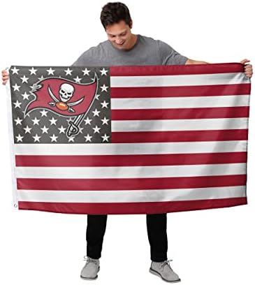 Tampa Bay Buccaneers NFL American Stars Horizontal Flag