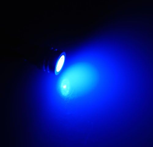 TuningPros Ledig-T10-BHP1 Gerneral Bulbos LED BULBS T10 CUDELA, LED de alta potência LED Blue 2-PC Conjunto