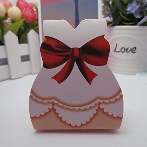 Caixas de doces de 100pcs Caixas de doces Caixas de presente criativas Caixas de doces de casamento Rosa Pink Tuxedo Groom Bridal Candy Boxes Gift Chocolate Package