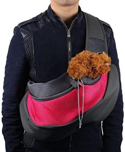 Looyuan Pet Dog Cat Puppy Mesh Travel Tote ombro Backpack Sling
