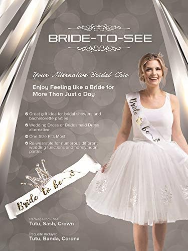 Bride as futuras noivas Bachelorette Party 3 PC Gift Set BTS103 O/S Branco O/S