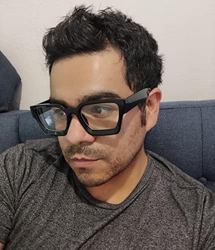 Óculos leves de moldura quadrada grossa eylRim para homens homens não prescritos computadores óculos