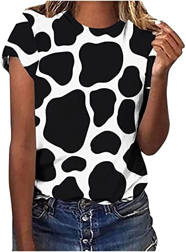 Curto 1/2 manga Boat algodão pescoço borboleta marmore leopardo lounge gráfico blusa lisão camiseta feminina camisa ki