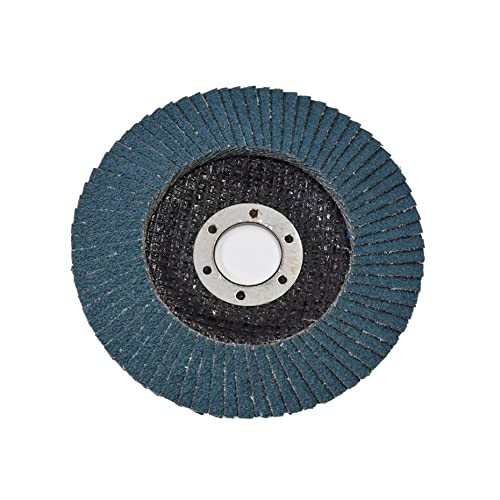 Kimllier 4-1/2 polegadas x 7/8 polegadas premium zirconia Flap discos 10 pacote 60 grãos moagem de grigar de roda de lixadeira