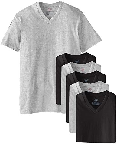 Hanes Men's 6 Pack Ultimate Freshiq V-Shirt