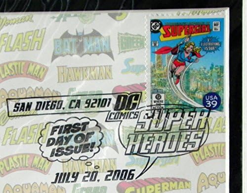 Supergirl Primeiro dia da impressão do carimbo de edição 20 de julho de 2006 SDCC