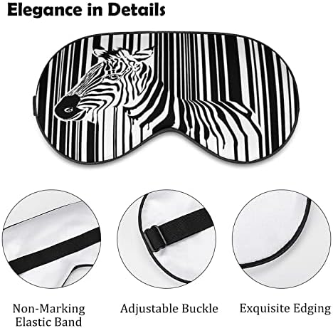 Código de barras de zebra preto e branco Máscara de cegão para a venda