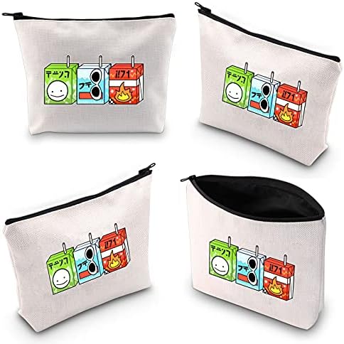 Tobgbe Dream Team Juice Boxes Bolsa de maquiagem Gamers Game Game Lover Cosmetic Bag