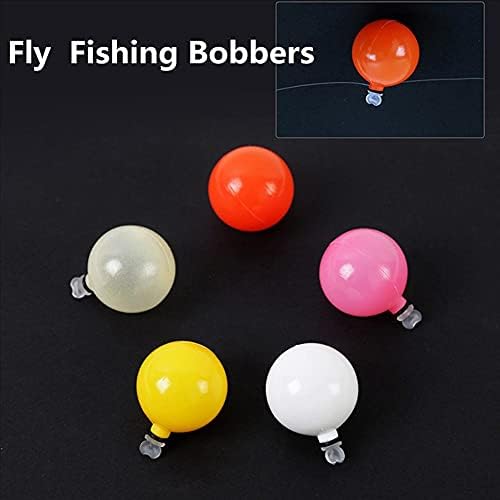 XDCHLK 10pcs Floats de pesca Drift Balls plásticos flutuadores de mar de plástico 0,75 polegadas 1 polegadas pescadoras de pesca