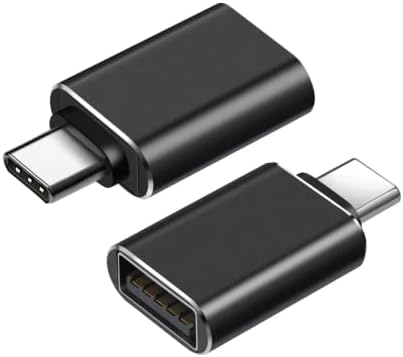Adaptador USB C para USB, 2-Pack, compatível com MacBook