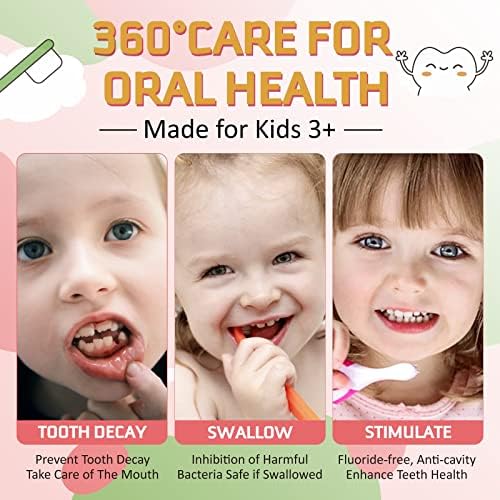 Pasta de dente de espuma crianças, pasta de dente de espuma infantil com baixa fluoreto, creme dental para crianças