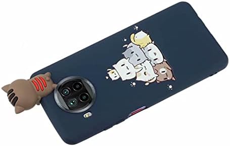 Caixa Flipbird Compatível com Xiaomi Mi 10t Lite, Case Silicone Soft flexível TPU Ultra Fin Slim Chopleove Case Padrão Projeto Tampa para Xiaomi Mi 10t Lite Panda