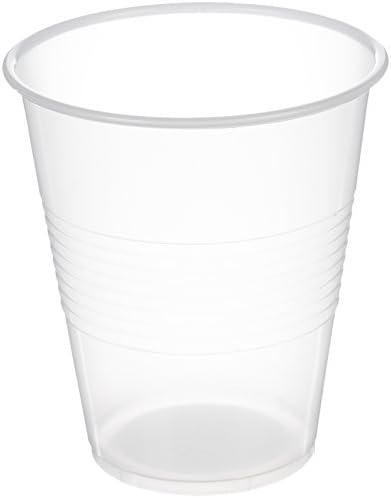 Basics Cups de plástico, translúcido, 7 onças, pacote de 250
