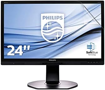 Celicious Vivid Invisible HD Glossy Screen Protector Compatível com Philips Monitor P Linha 241p6Epjeb [pacote de 2]