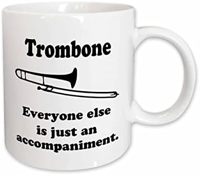 3drose trombone todo mundo é apenas um acompanhamento - canecas
