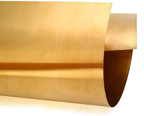 Yiwango Brass Metal Finel Plate de folha 0. 7mm x 200 mm x 500 mm de cobre puro de cobre