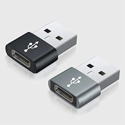 Usb-C fêmea para USB Adaptador rápido compatível com seu Samsung Galaxy TabPro s para carregador, sincronização, dispositivos OTG como teclado, mouse, zip, gamepad, PD