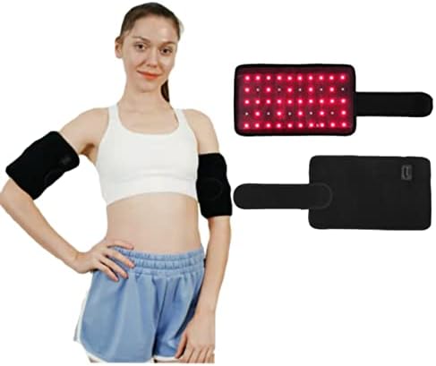 Cinturão de terapia de luz vermelha e infravermelha de cabpay ， almofada de terapia de luz infravermelha, para alívio da dor,