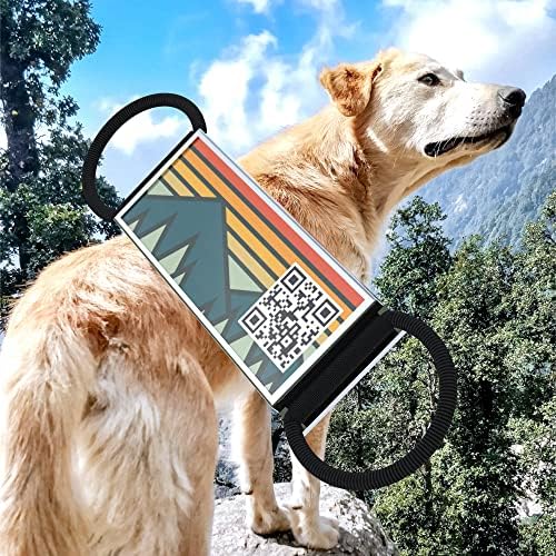 Etiqueta de cães de código qr kekid, etiquetas silenciosas de cães personalizadas para animais de estimação, deslize na etiqueta de cachorro, etiquetas de identificação de nome de cão personalizado