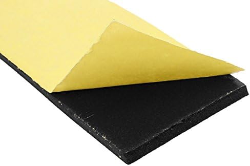Aexit Black EVA Adesivo Tapes de 4cm de 4 cm de largura 4m Comprimento de 3 mm de espessura de fita de fita adesiva
