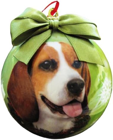 Ornamento de Natal Beagle Bola de Prova de quebra