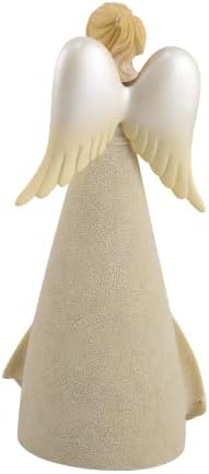 Enesco Foundations Trust no Lord Oração Angel Figure, 7,7 polegadas, multicolor