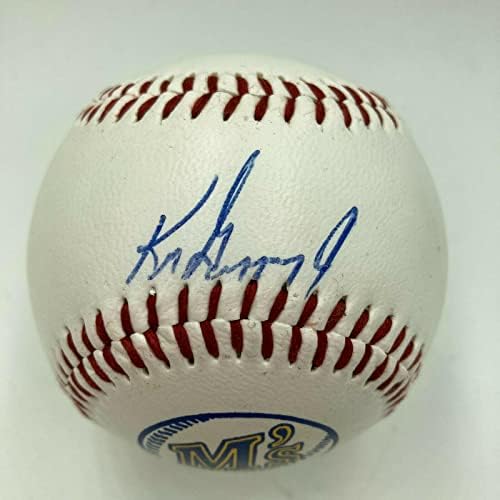 Rare Ken Griffey Jr. 1989 Rookie assinou o Seattle Mariners Baseball com JSA Coa - Bolalls autografados