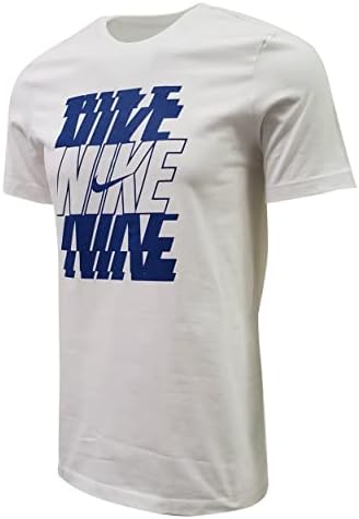 Nike Men's Italic Graphic Logo Crewneck