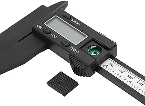 Ferramenta de medição de pinça, tela portátil LCD Digital Digital Paliper com tecla de conversão métrica/polegada para casa DIY para joalheria