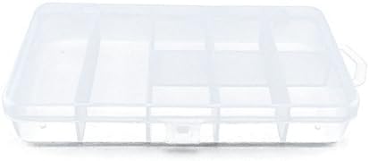 1 PCS Clear Beads Tackle Box Arts Crafts Tackle Storage Caixas de plástico Organizadores Contêineres Caso XX031