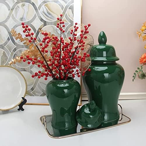 Jarros de cerâmica, frasco de chá, frascos de armazenamento em estilo chinês, decoração de decoração moderna jarra de