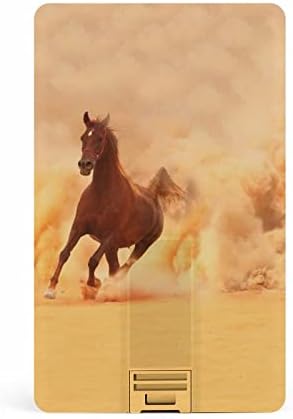 Cartão de crédito de cavalos árabe, flash flash de memória personalizada Stick Stick Storage Drive 32g