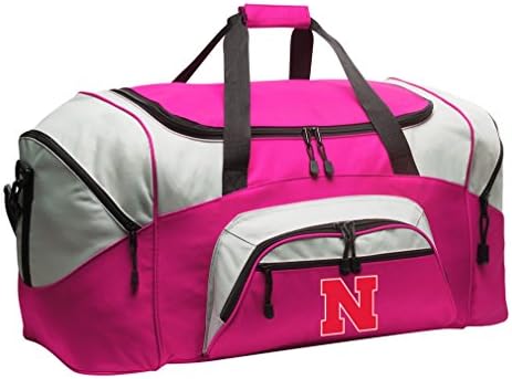 Grande Universidade de Nebraska Duffel Bag Ladies Nebraska Huskers Duffle - Idéia de presente de bolsa de ginástica para ela